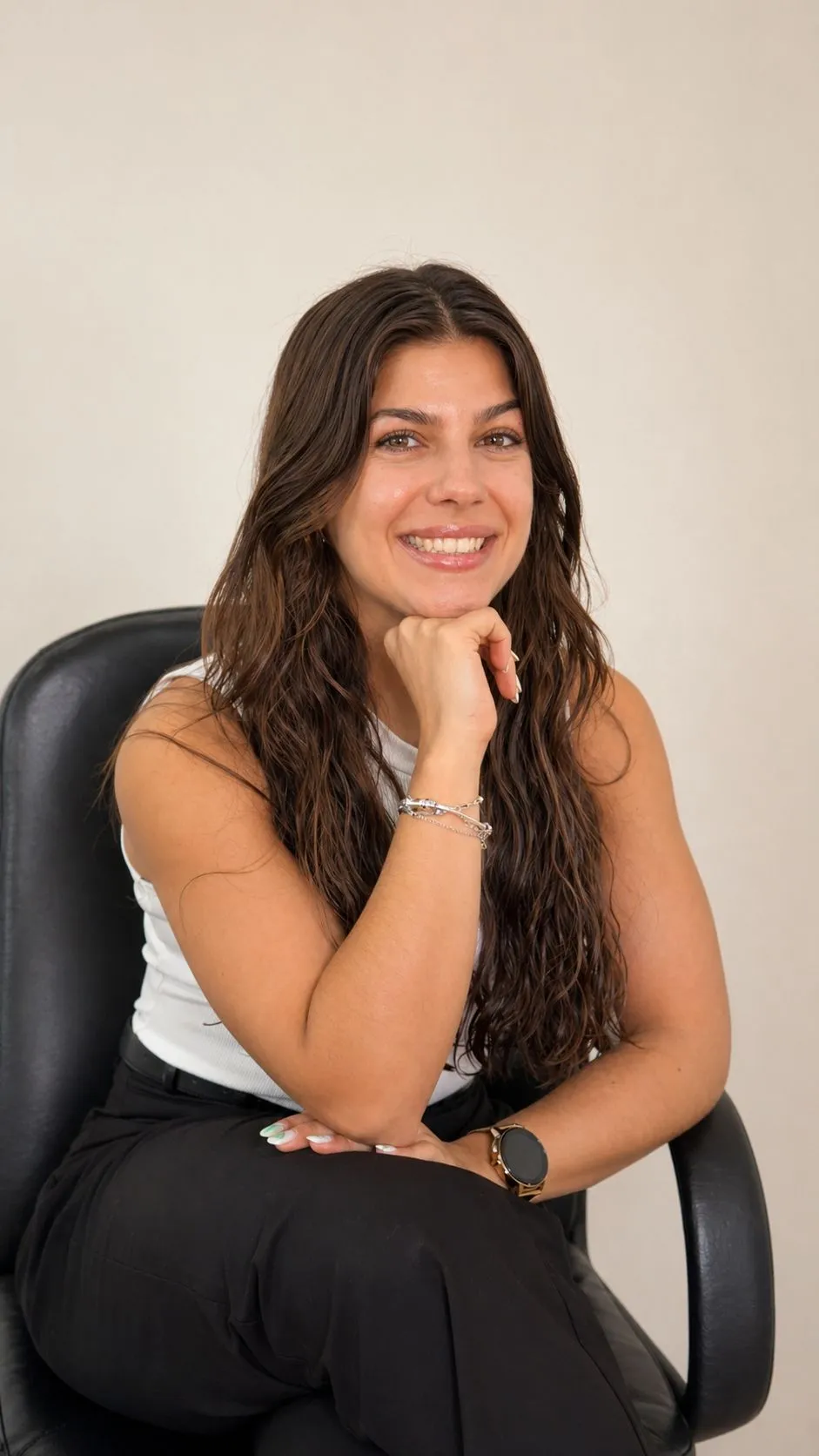Retrato profissional da nutricionista Marta.